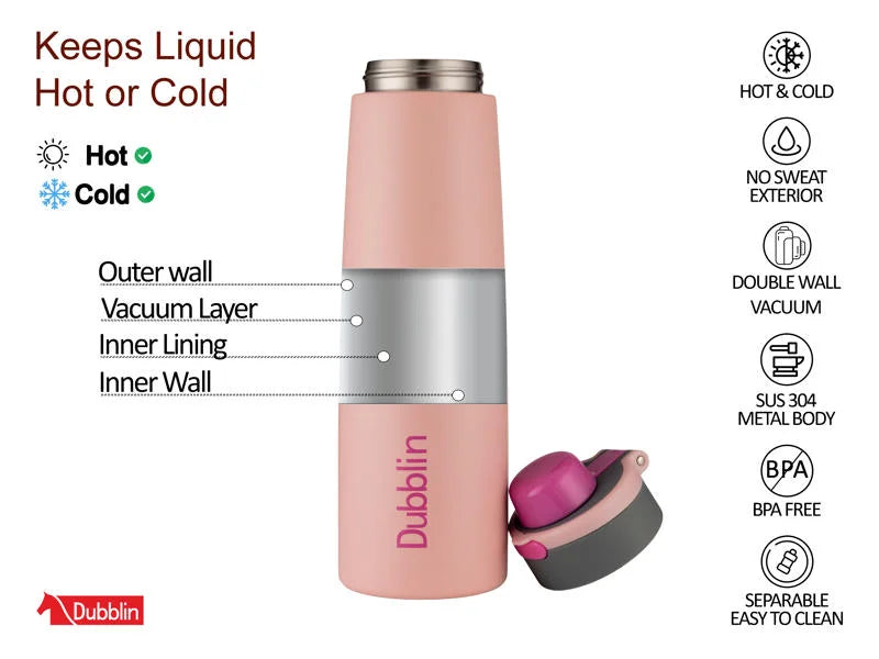 Dubblin Ruff & Tuff 1000 Thermal Vacuum Insulated Bottle