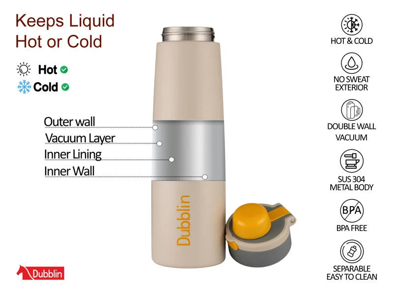 Dubblin Ruff & Tuff 1000 Thermal Vacuum Insulated Bottle