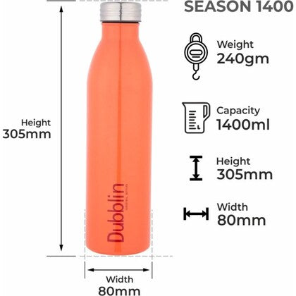 Dubblin Season 1400ml Stainless Steel Bottle