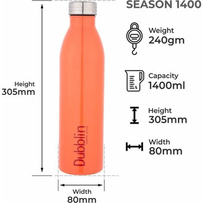 Dubblin Season 1400ml Stainless Steel Bottle