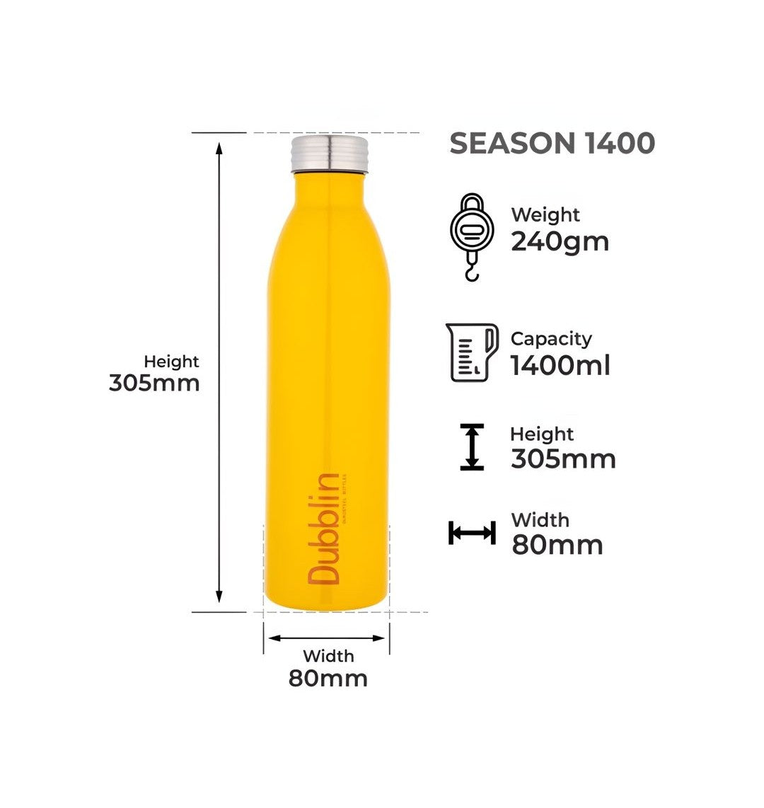 Dubblin Season 1400ml Stainless Steel Bottle