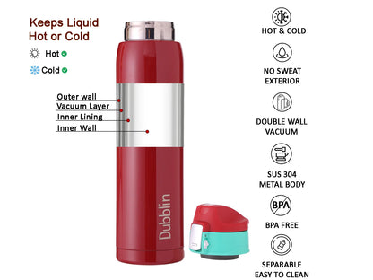 Dubblin Shade 750ml Thermal Vacuum Insulated Bottle