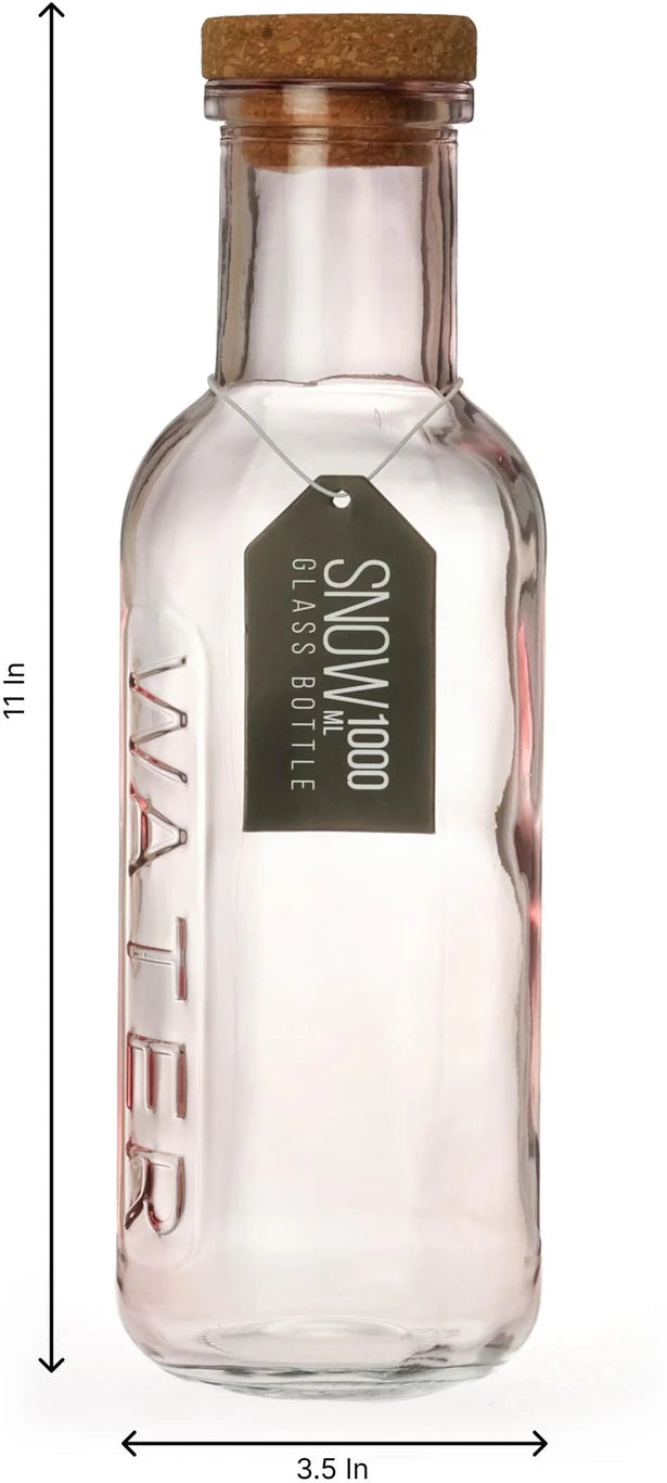 Dubblin Snow 1000ml Glass Bottle