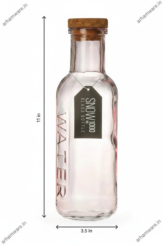 Dubblin Snow 1000ml Glass Bottle