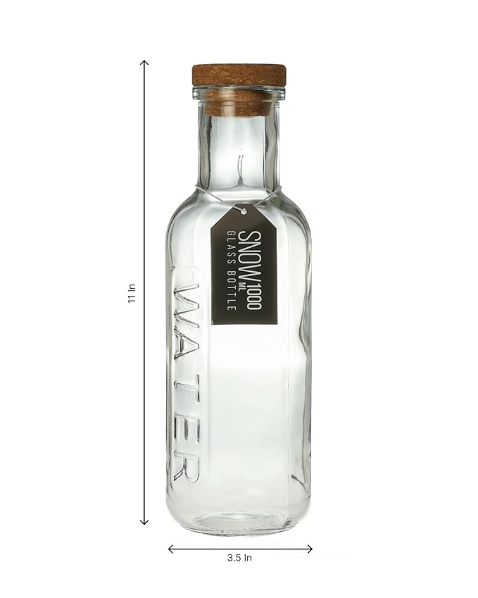 Dubblin 1000ml Borosilicate Glass Bottle