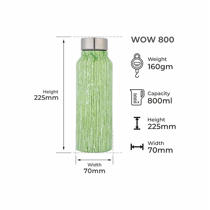 Dubblin Wow 800 Stainless Steel Bottle