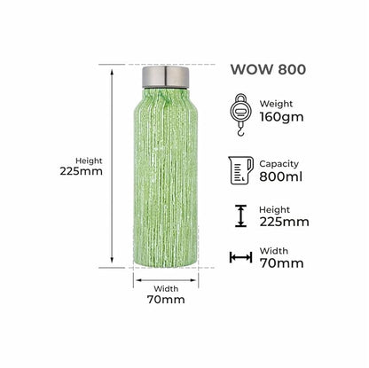 Dubblin Wow 800 Stainless Steel Bottle