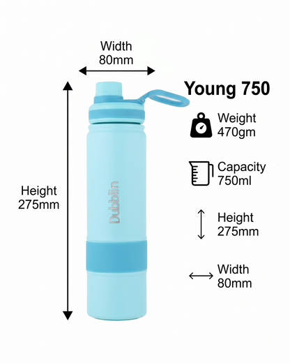 Dubblin Young 750ml Thermal Vacuum Insulated Bottle