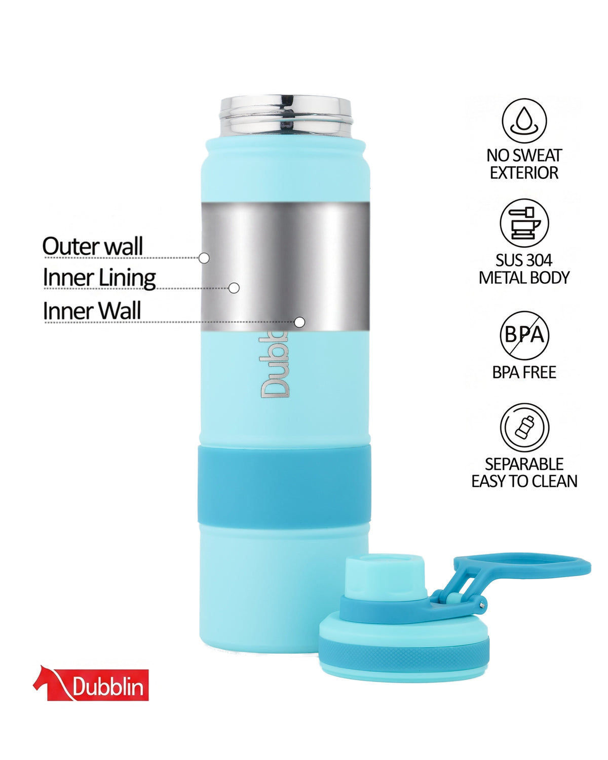 Dubblin Young 750ml Thermal Vacuum Insulated Bottle