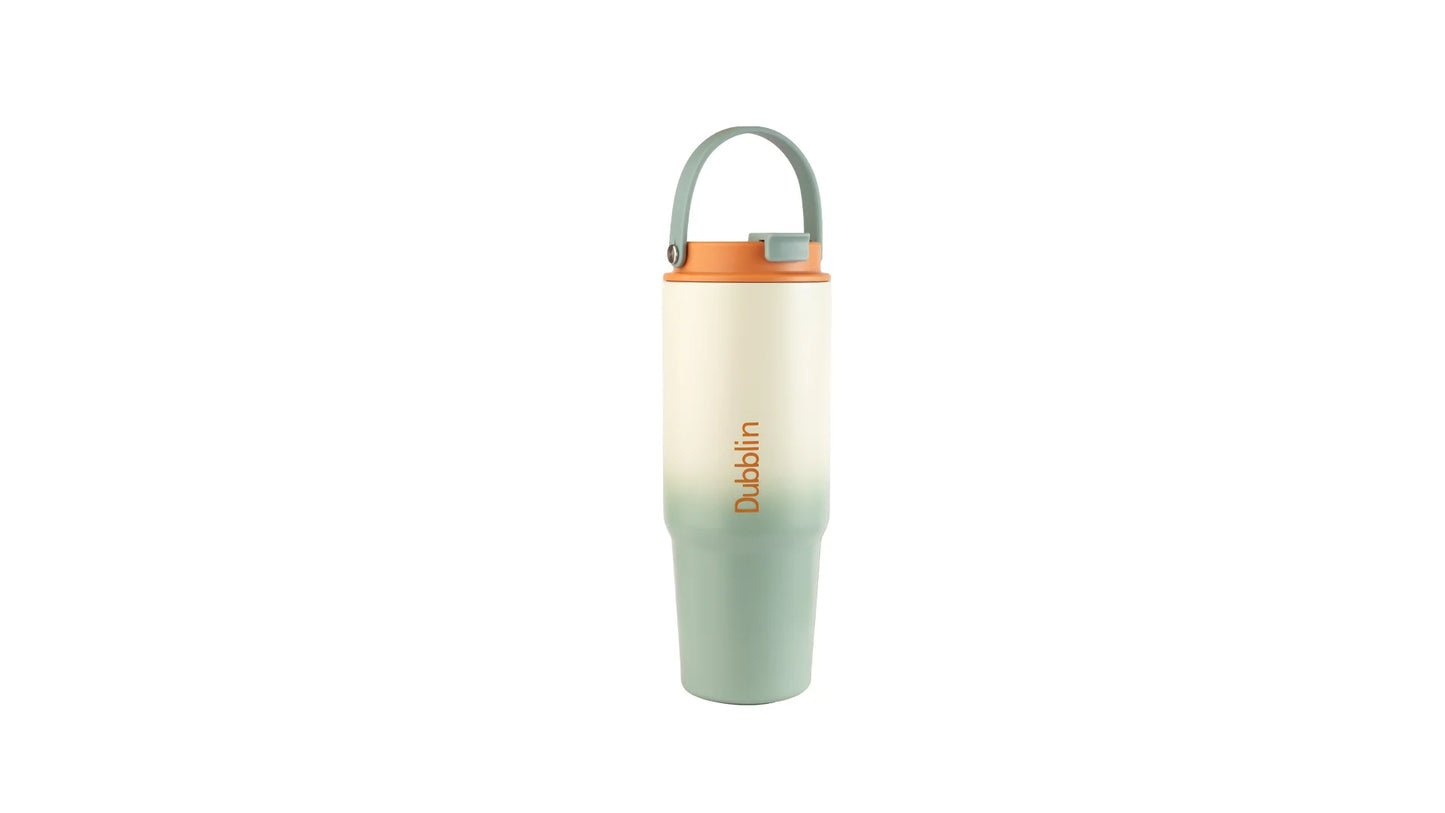Dubblin Craze 800 Thermal Vacuum Insulated Sipper Bottle (Twin Flow: Gulper Plus Straw Sipper)