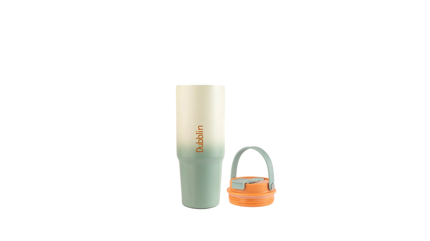 Dubblin Craze 800 Thermal Vacuum Insulated Sipper Bottle (Twin Flow: Gulper Plus Straw Sipper)