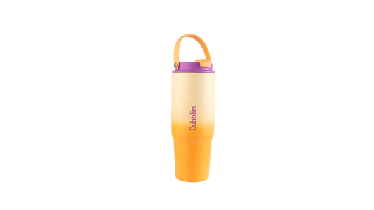 Dubblin Craze 800 Thermal Vacuum Insulated Sipper Bottle (Twin Flow: Normal Sipper Plus Straw Sipper)