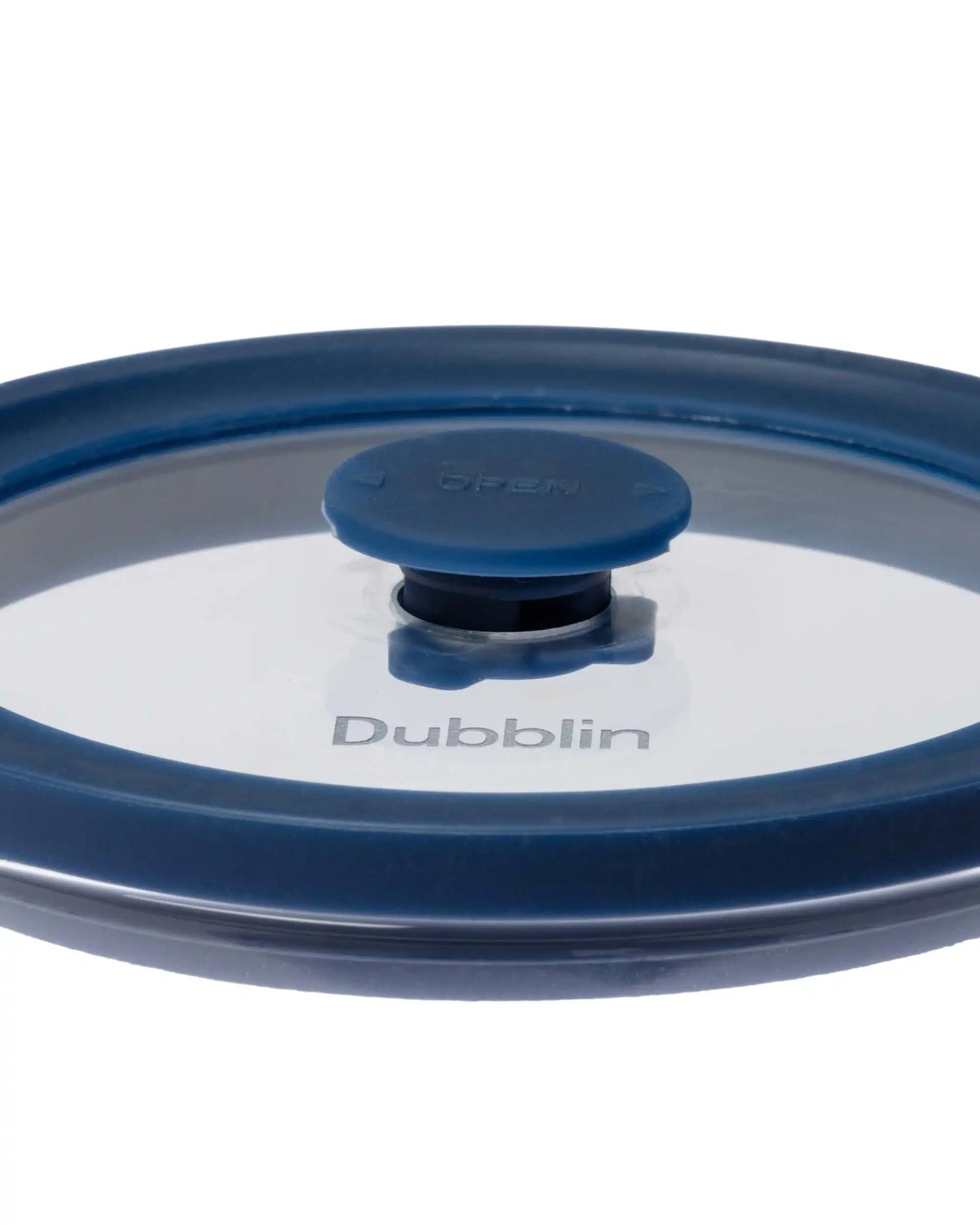 Dubblin Elegance Borosilicate Glass Serving Dish Container Round
