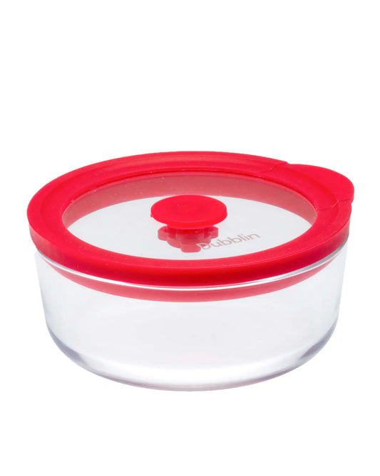 Dubblin Elegance Borosilicate Glass Serving Dish Container Round