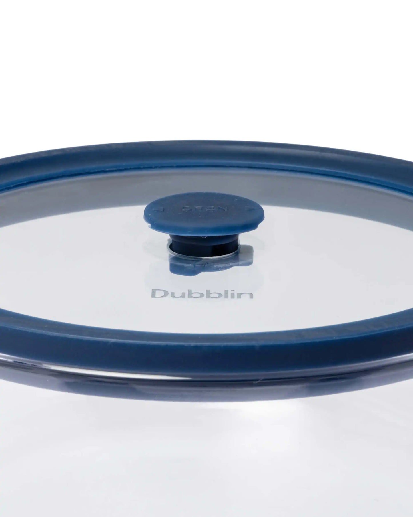 Dubblin Elegance Borosilicate Glass Serving Dish Container Round