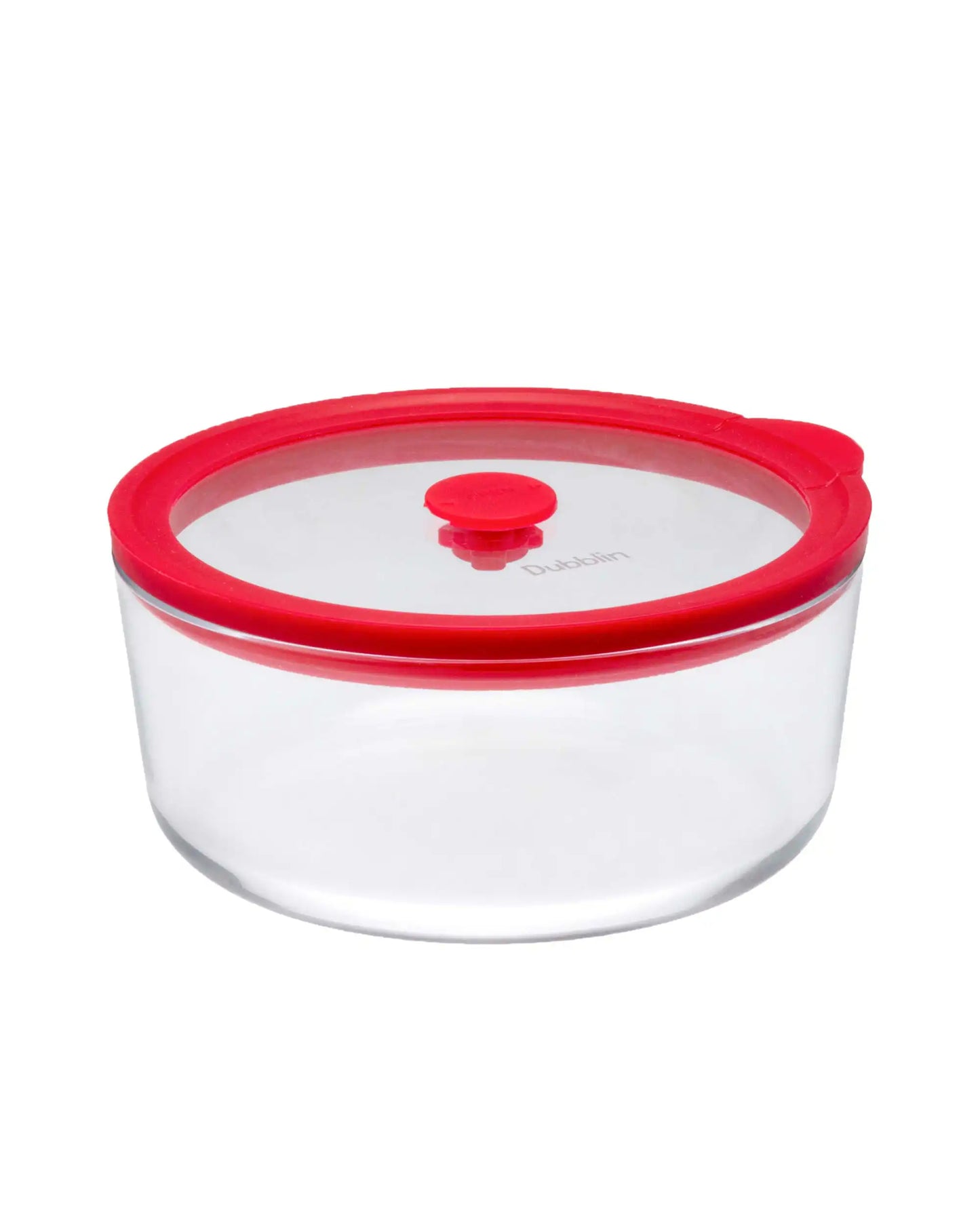 Dubblin Elegance Borosilicate Glass Serving Dish Container Round
