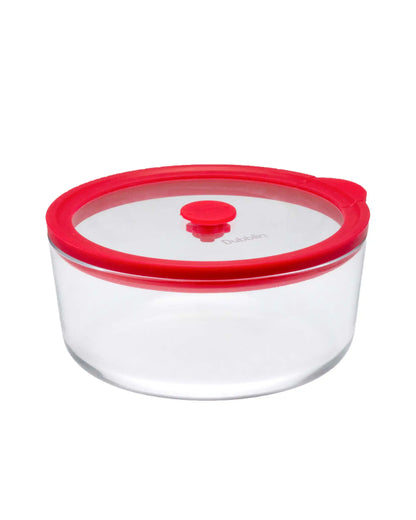 Dubblin Elegance Borosilicate Glass Serving Dish Container Round