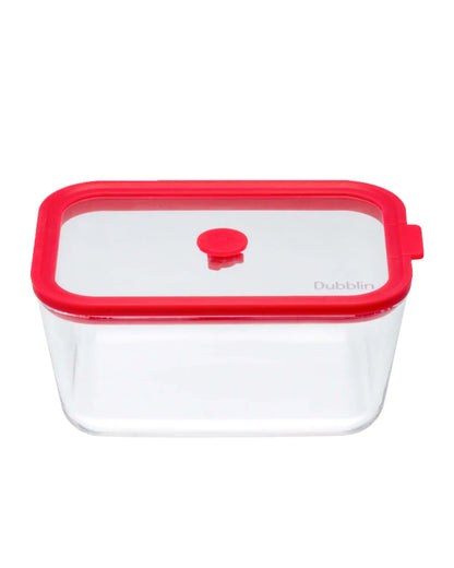 Dubblin Grace Borosilicate Glass Serving Dish Container Rectangle