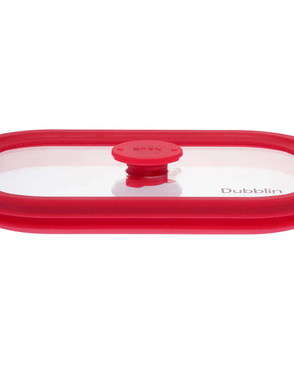 Dubblin Grace Borosilicate Glass Serving Dish Container Rectangle