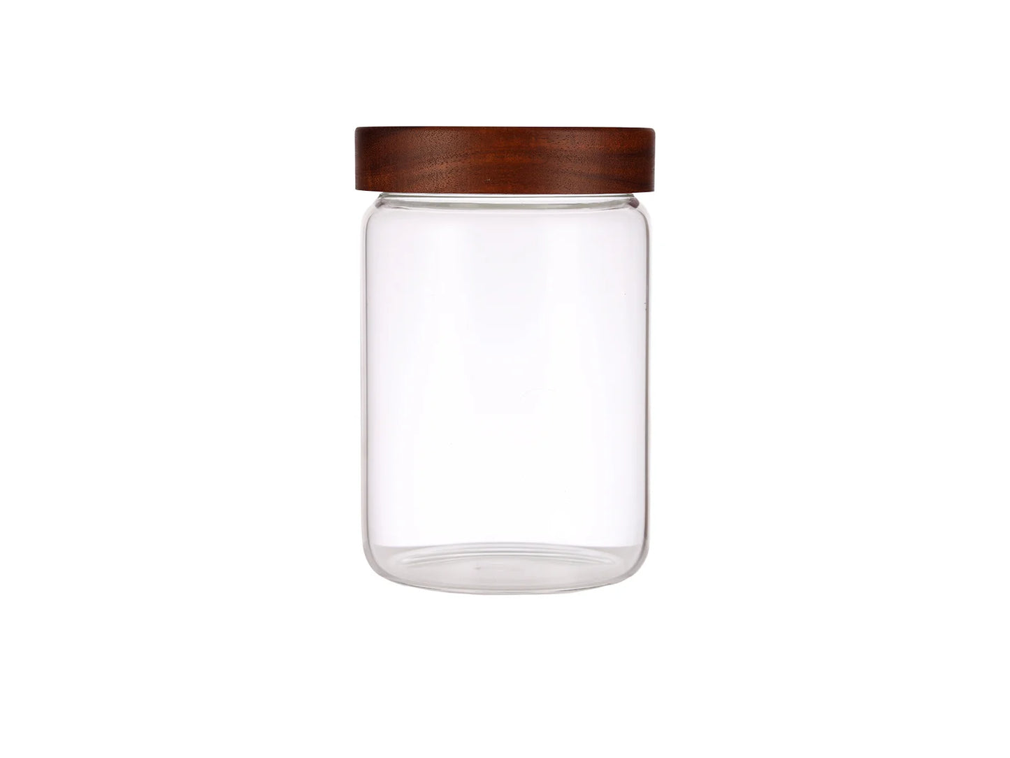 Dubblin Grove Borosilicated Glass Storage Containers with Wooden Lid