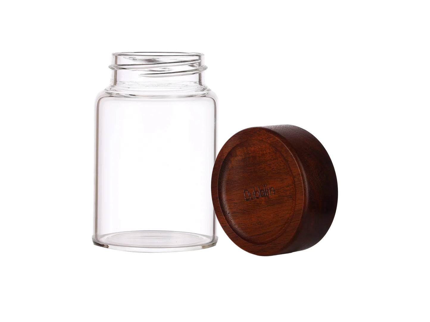 Dubblin Grove Borosilicated Glass Storage Containers with Wooden Lid