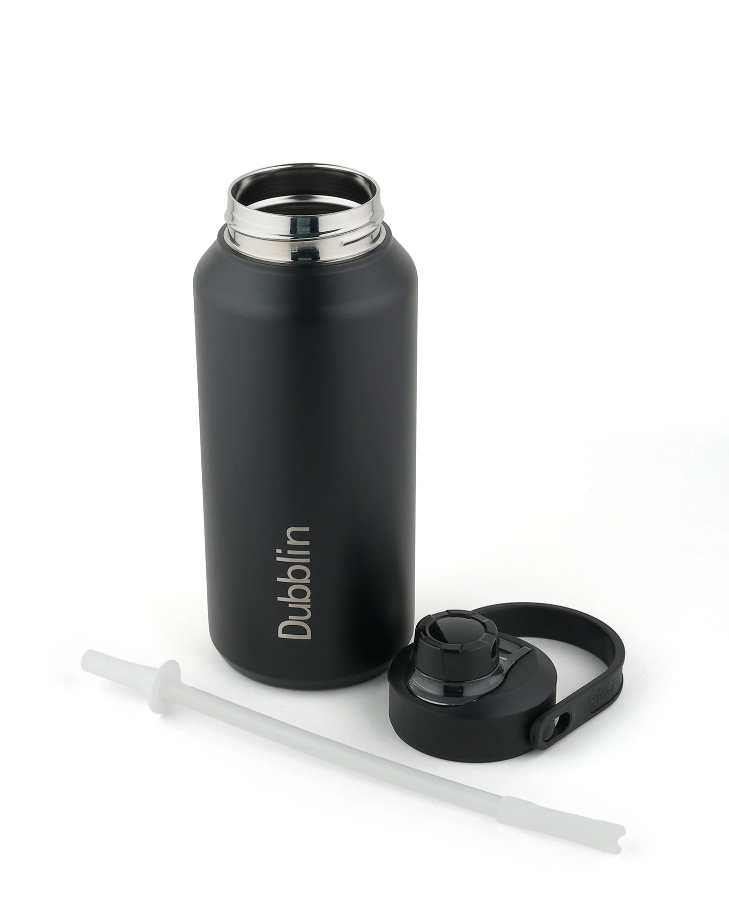 Dubblin Jumbo 1400 Thermal Vacuum Insulated Bottle (with Optional Straw Included)