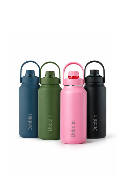 Dubblin Jumbo 1400 Thermal Vacuum Insulated Bottle (with Optional Straw Included)