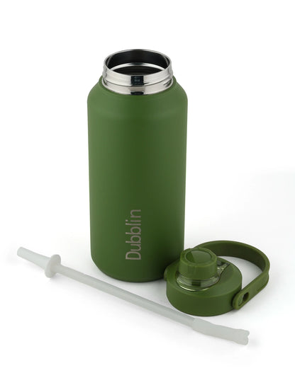 Dubblin Jumbo 1800 Thermal Vacuum Insulated Bottle (with Optional Straw Included)