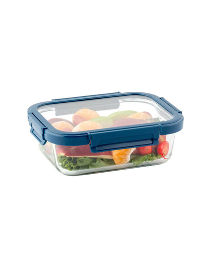 Dubblin Borosilicate Glass Container Rectangle with Glass Lid