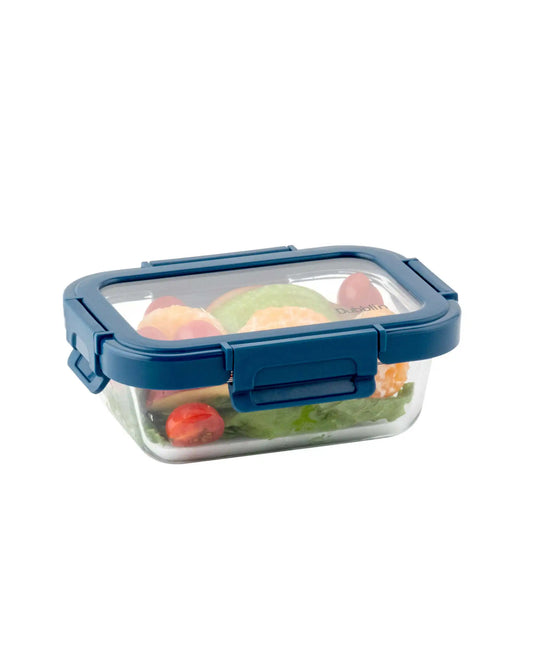 Dubblin Borosilicate Glass Container Rectangle with Glass Lid