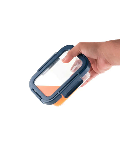 Dubblin Borosilicate Glass Container Rectangle with Glass Lid