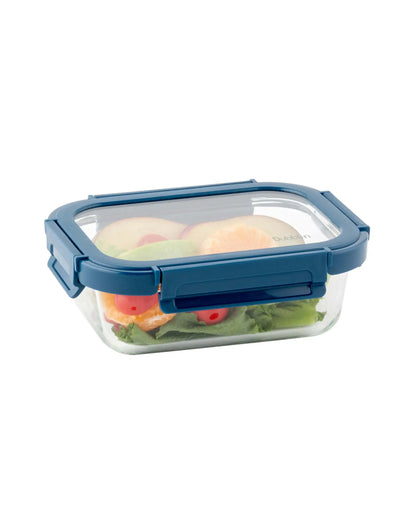 Dubblin Borosilicate Glass Container Rectangle with Glass Lid
