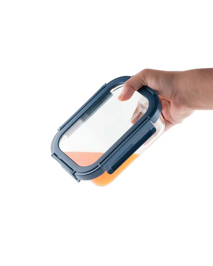 Dubblin Borosilicate Glass Container Rectangle with Glass Lid