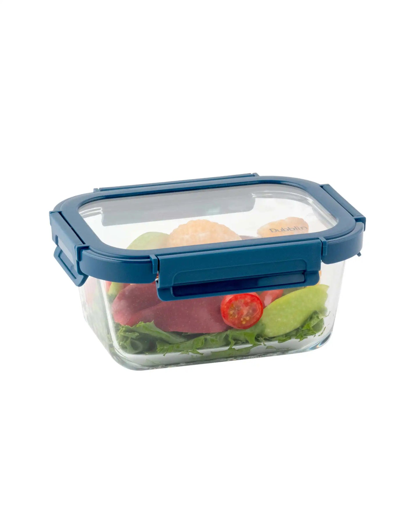 Dubblin Borosilicate Glass Container Rectangle with Glass Lid