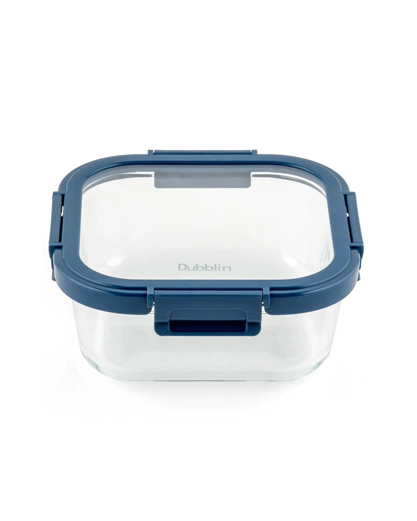 Dubblin Borosilicate Glass Container Square with Glass Lid