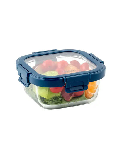 Dubblin Borosilicate Glass Container Square with Glass Lid