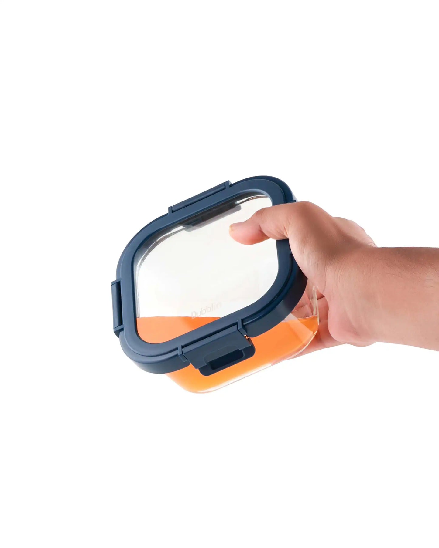 Dubblin Borosilicate Glass Container Square with Glass Lid