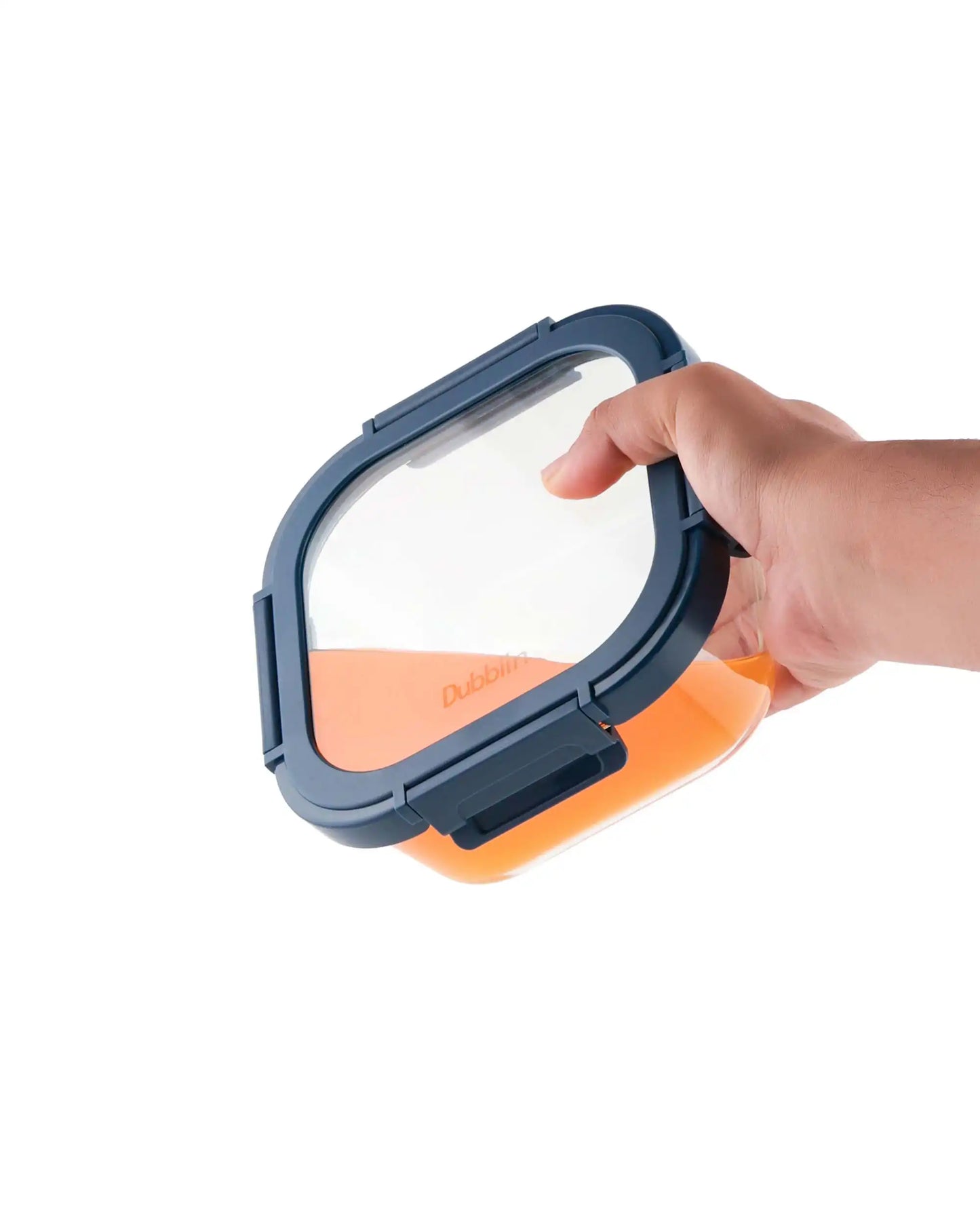 Dubblin Borosilicate Glass Container Square with Glass Lid