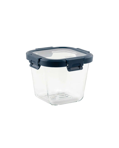 Dubblin Borosilicate Glass Container Square with Glass Lid