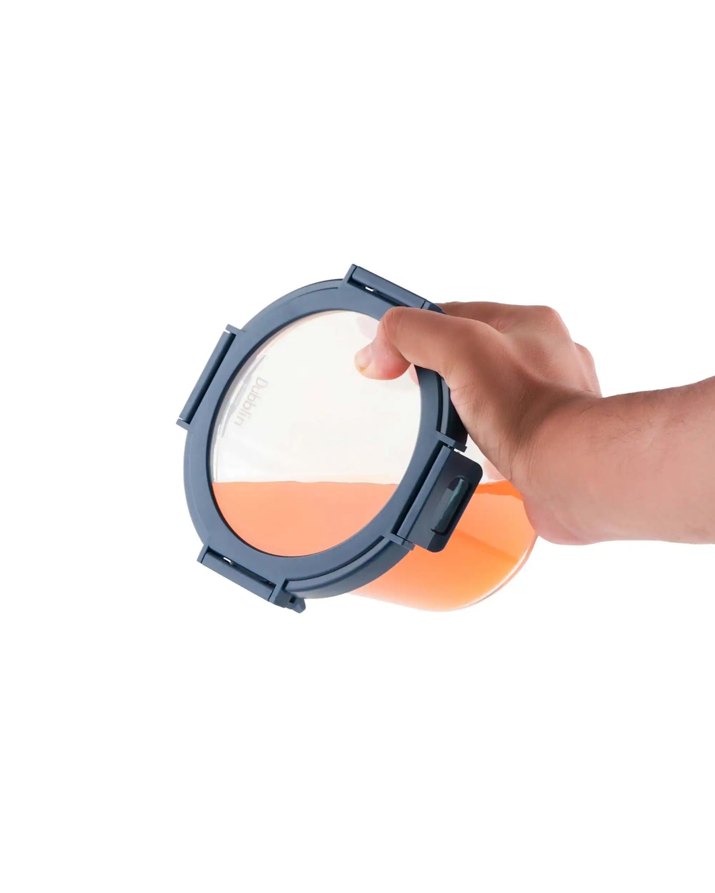 Dubblin Borosilicate Glass Container Round with Glass Lid