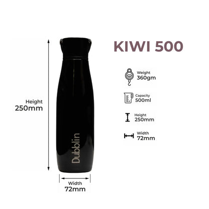 Dubblin Kiwi 500 Thermal Vacuum Insulated Bottle