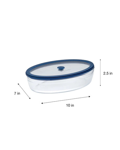 Dubblin Latino Borosilicate Glass Serving Dish Container Oval