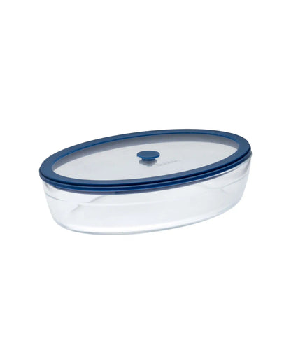 Dubblin Latino Borosilicate Glass Serving Dish Container Oval
