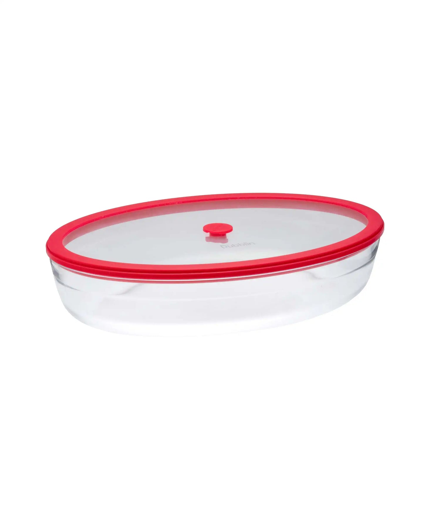 Dubblin Latino Borosilicate Glass Serving Dish Container Oval