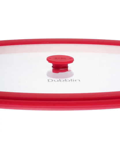 Dubblin Latino Borosilicate Glass Serving Dish Container Oval