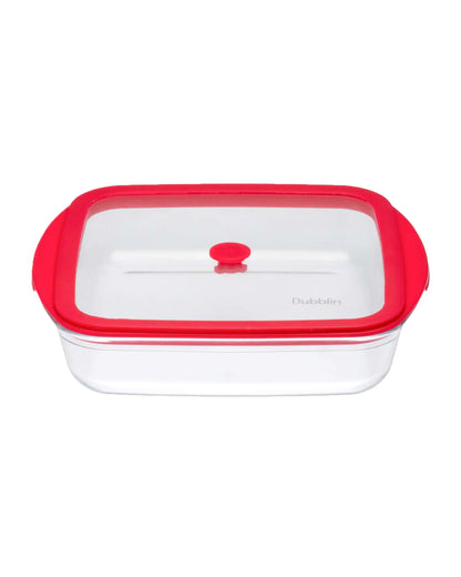 Dubblin Latino Borosilicate Glass Serving Dish Container Square