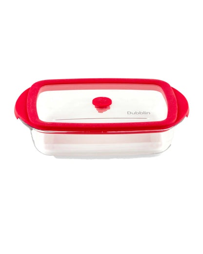 Dubblin Latino Borosilicate Glass Serving Dish Container Rectangle