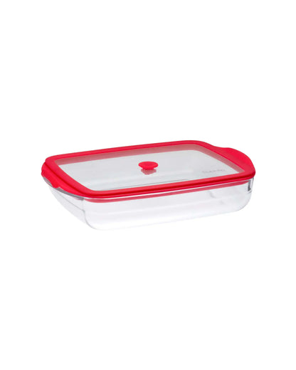 Dubblin Latino Borosilicate Glass Serving Dish Container Rectangle