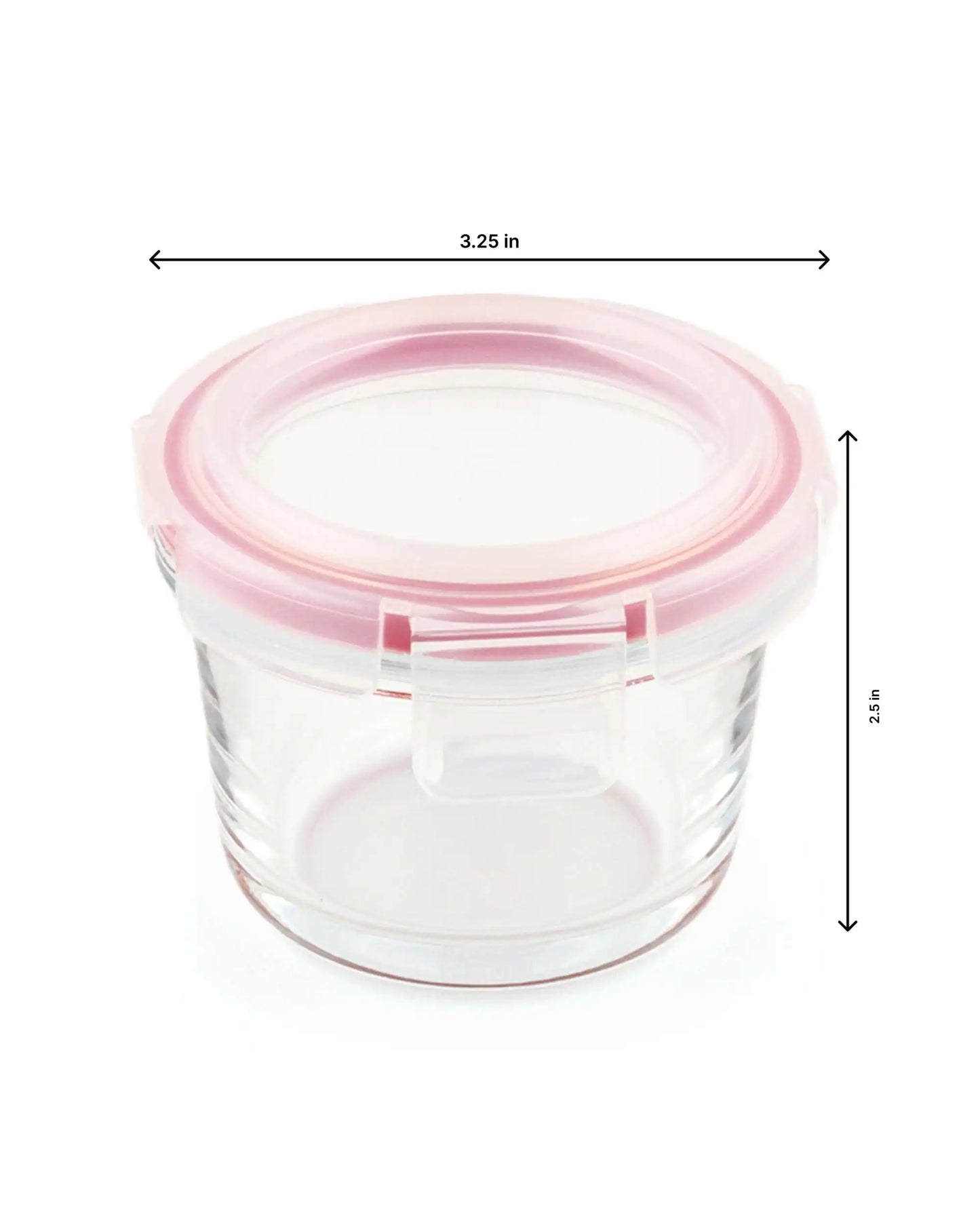 Dubblin Borosilicate Glass Containers Set of 3