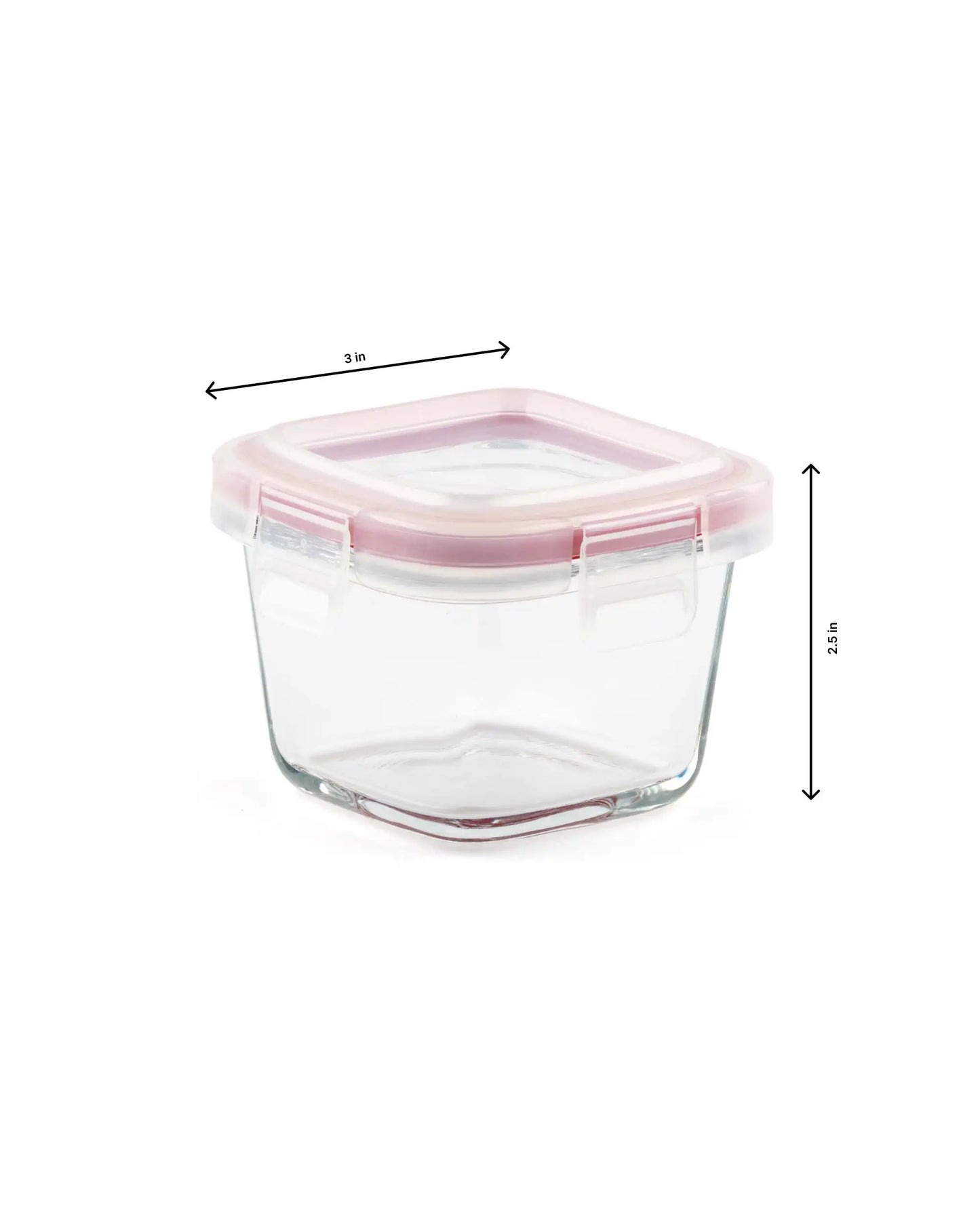 Dubblin Borosilicate Glass Containers Set of 3